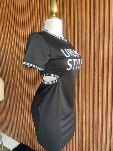Vestido Urban Style Negro - perfil