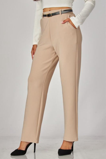 Pantalón de vestir beige Jash Online detalle
