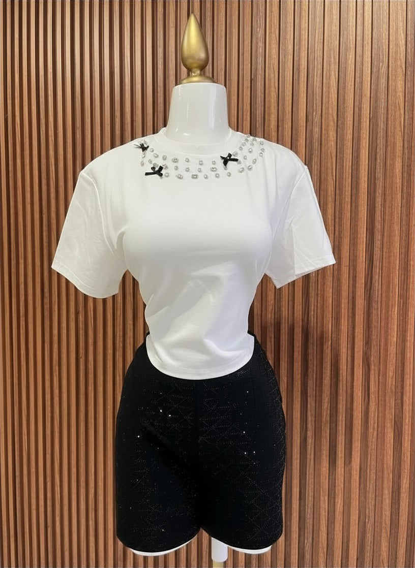 Short Negro Brillante