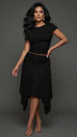 Vestido Asimétrico Negro