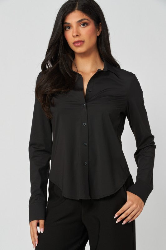 Blusa Básica Stretch Negro