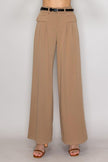 Pantalón Camel con Cinturón