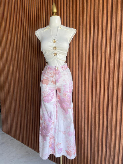 Blusa Rosa Crop