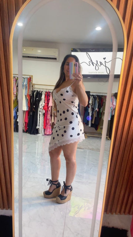 Blusa Lunares - lateral