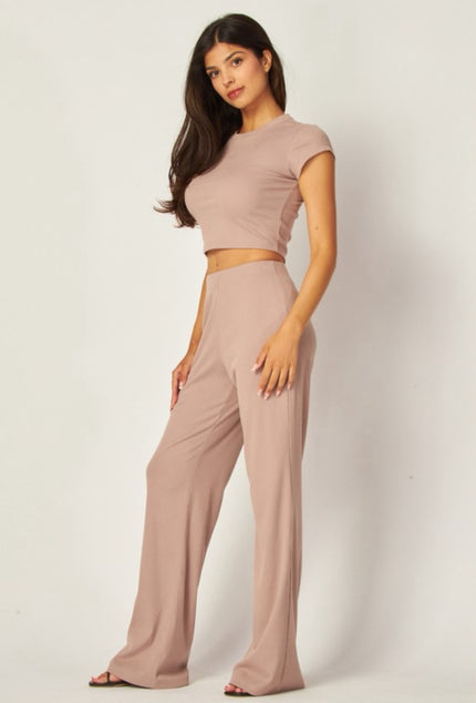 Conjunto Acanalado Mocha