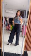 Pantalón Negro CELLO Wide Leg