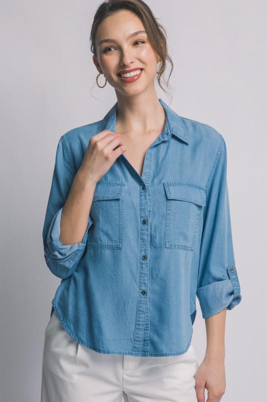 Blusa Mezclilla - frente