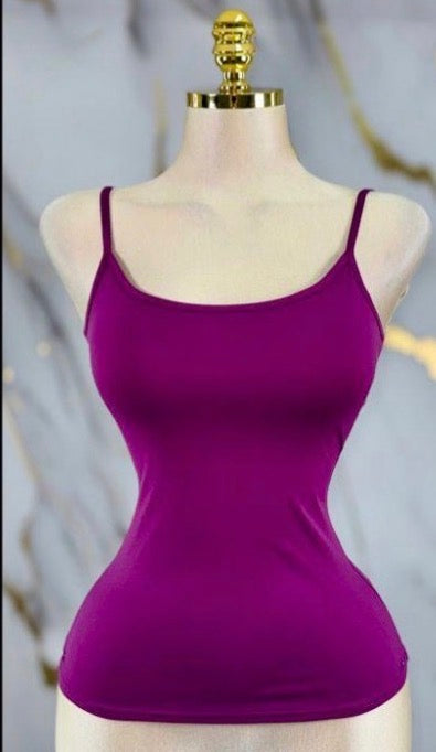 Top de tirantes morado Jash Online