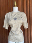 Playera Pedrería Beige
