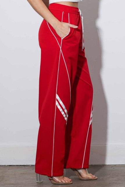 Pantalón Deportivo Rojo