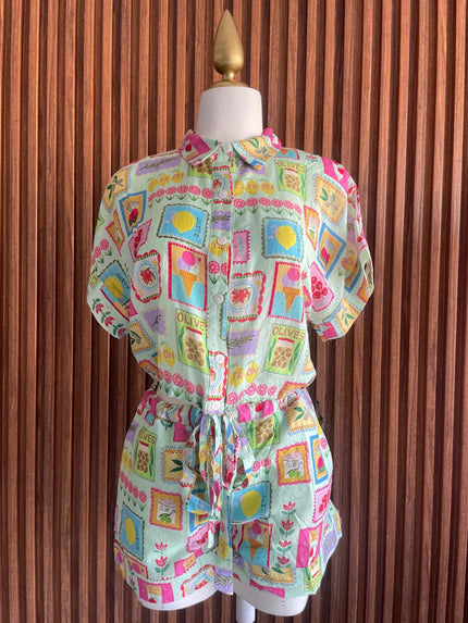 Set Blusa y Short Frutas
