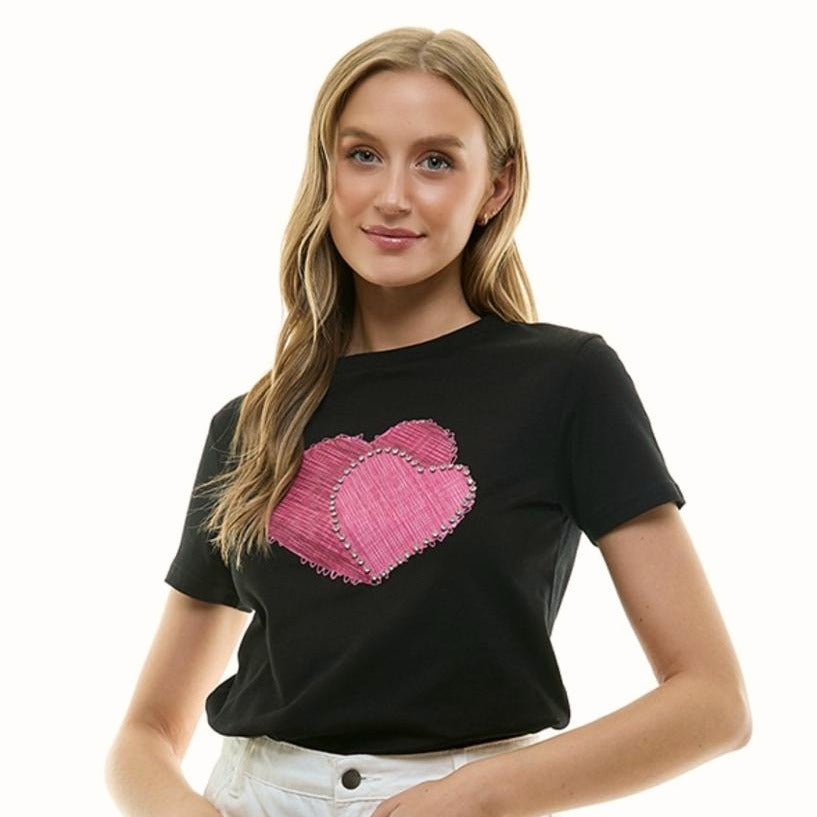 Blusa Corazón Brillante