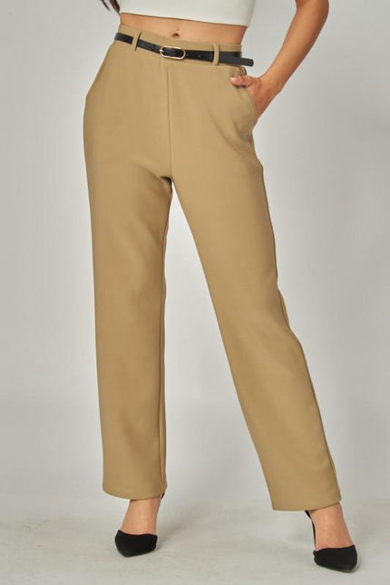 Pantalón de Vestir Verde Olivo