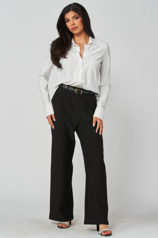 Blusa Básica Stretch Blanco