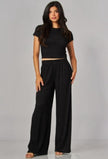 Conjunto Acanalado Negro