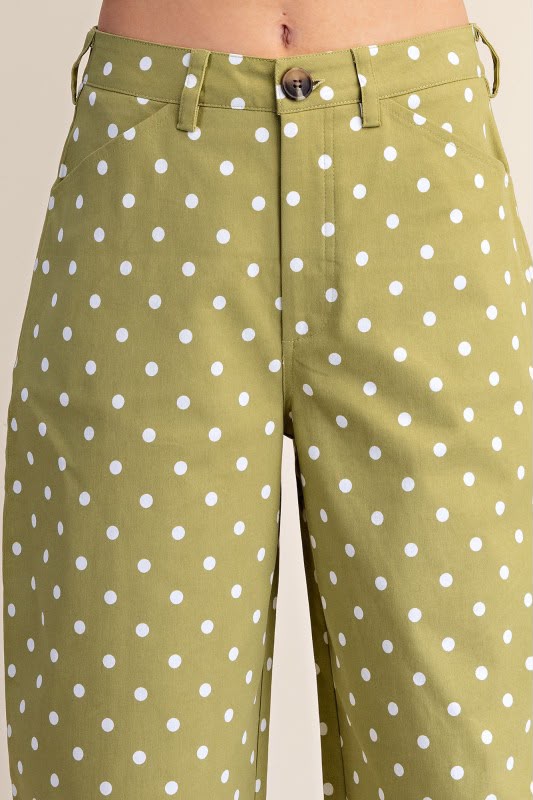 Pantalón Verde Olivo - espalda