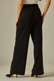 Pantalón recto negro Jash Online completo