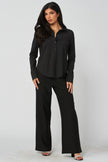 Blusa Básica Stretch Negro