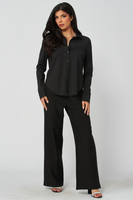 Blusa Básica Stretch Negro