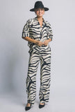 Conjunto Zebra Negro vista 3