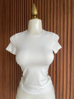 Blusa manga corta blanca Jash Online