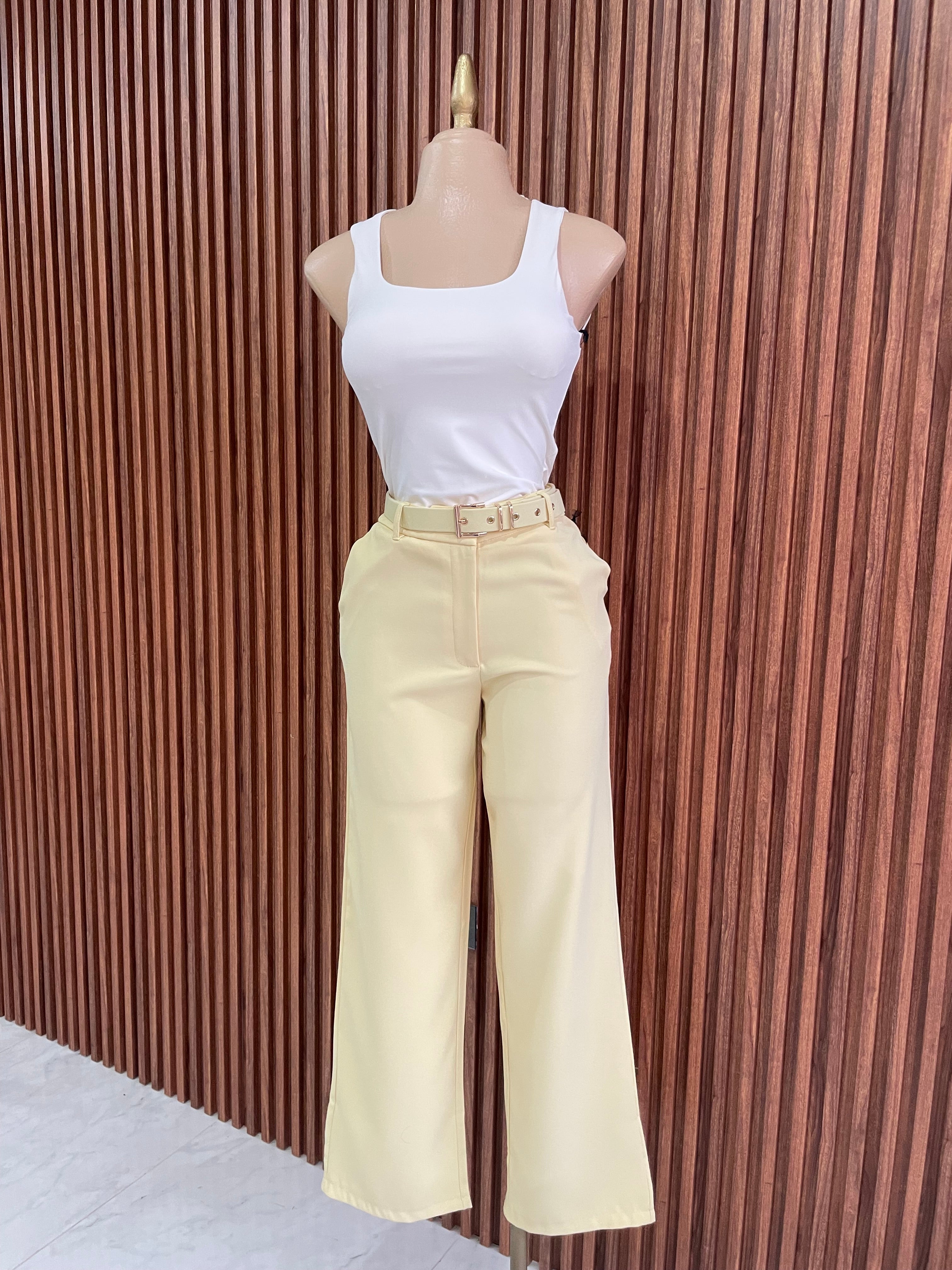 Pantalón Amarillo Mantequilla