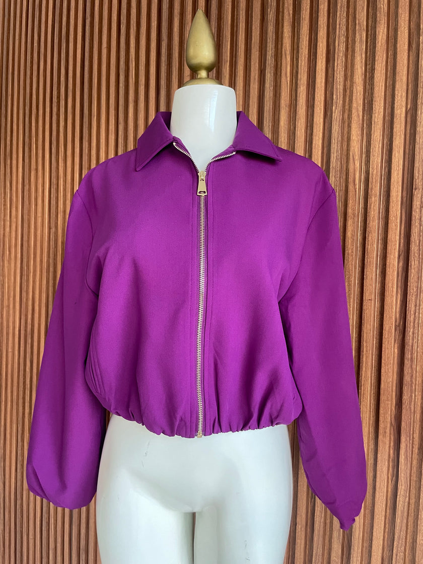 Chaqueta bomber morada Jash Online