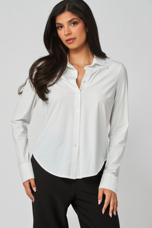 Blusa Básica Stretch Blanco