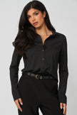 Blusa Básica Stretch Negro