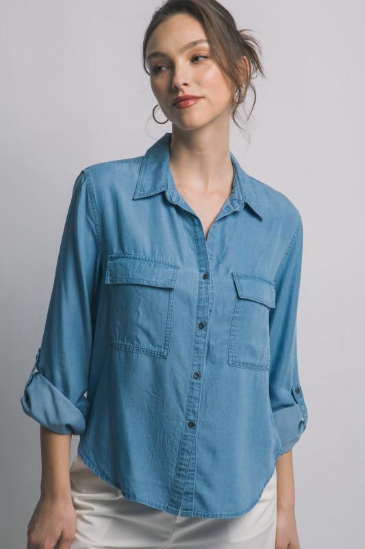 Blusa Mezclilla - modelo