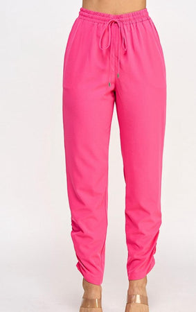 Pantalones Joggers Rosa Brillante