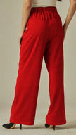 Pantalón recto rojo Jash Online