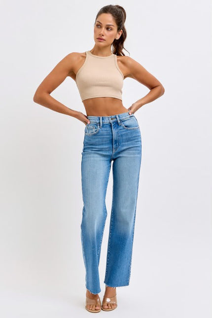 Jeans Cello Wide Leg Mezclilla Clara
