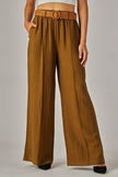 Pantalón wide-leg mostaza Jash Online