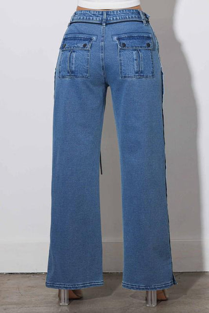 Pantalón Azul - espalda