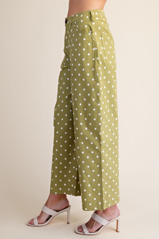 Pantalón Verde Olivo - lateral