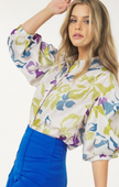 Camisa Elegante con Patrón Artístico