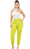 Cargos Elegantes en Verde Lima