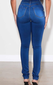 Pantalon de mezclilla push-up Vibrant