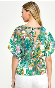 Blusa Tropical Brisa de Verano