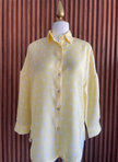 Blusa Oversize Lunares Amarillo
